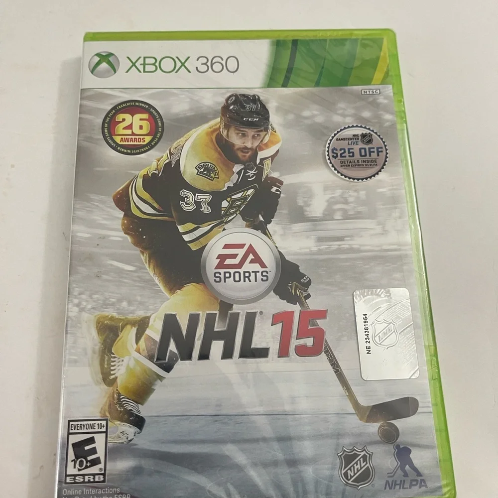 NHL 15 (Microsoft Xbox 360, 2014) New Factory Sealed